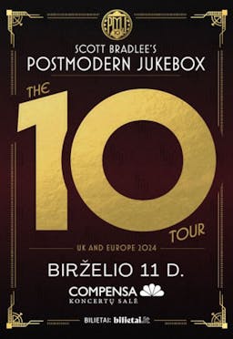 Scott Bradlees Postmodern Jukebox - The 10 Tour poster