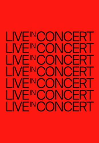 Live In Concert poster