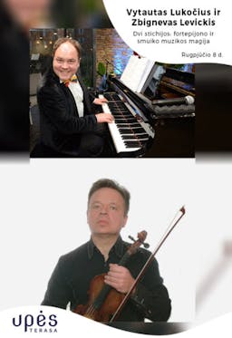 SUMMER STORIES | Dvi stichijos: Z. Levickis ir V. Lukočius | fortepijonas ir smuikas poster