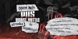PVŠ Roast Battle OPEN MIC poster