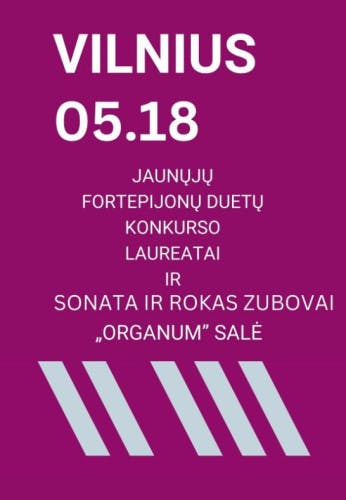 Koncertas Vilniuje 18 D. poster