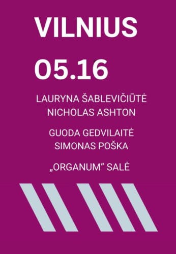 Koncertas Vilniuje 16 D. poster
