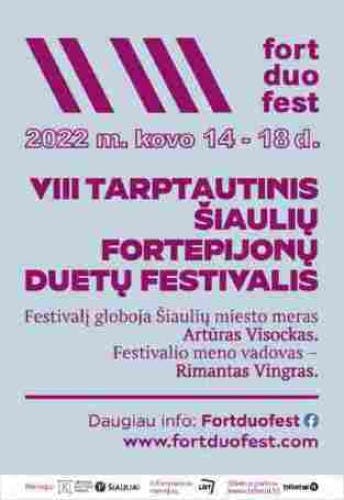 IX Tarptautinis Šiaulių fortepijonų duetų festivalis 24 poster