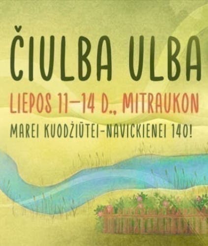 Dzūkų kultūros pescivalis „Čiulba ulba“24 poster