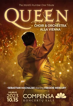 Tribute. Queen Show: 50 metų turas su orkestru ir choru poster